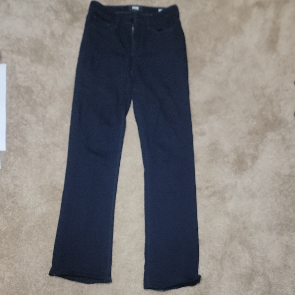 PAIGE Women's Boot Cut Jeans - Dark Blue